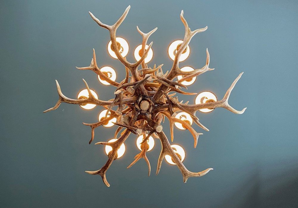 luminaire bois château